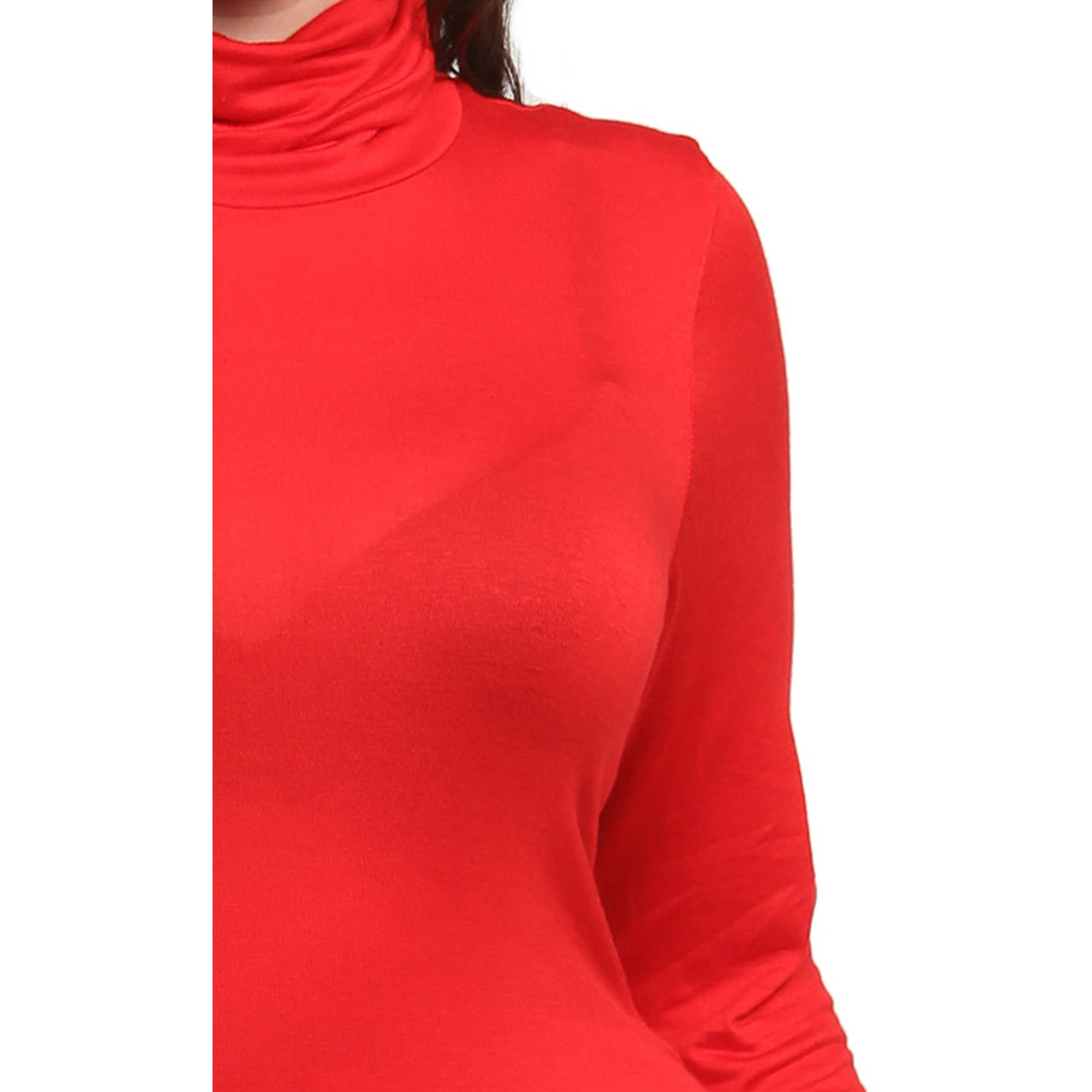 Women's Plus Size Turtleneck Sweater