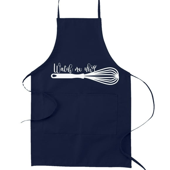 Decal Serpent Montre-Moi Fouet Parodie Drôle Tablier de Cuisine Cuisine - Bleu Marine