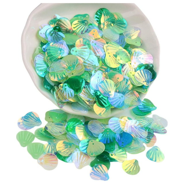 180x Mermaid Glitter 13mm Scale Glitter Cosmetics DIY P5I7