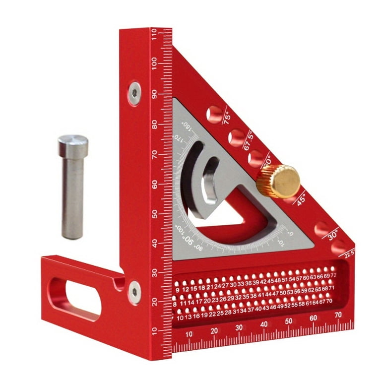 How To Measure With Ruler Premium 3D Multi Angle Measuring Ruler 0-180 Degree Adjustable ...