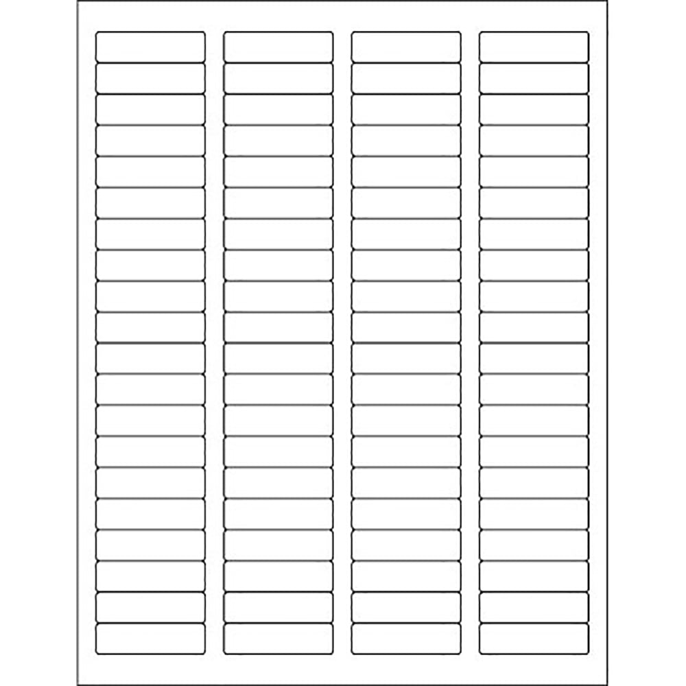 Box Partners Weather-Resistant Laser Labels 1 3/4