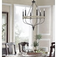 thumbnail image 3 of FX-3793-6 Cal Lighting Grove - 6 Light Chandelier-35 Inches Tall and 26 Inches Wide, 3 of 5