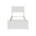 thumbnail image 3 of AFI Nantucket Twin XL Foundation Bed with Matching Footboard, White, 3 of 5