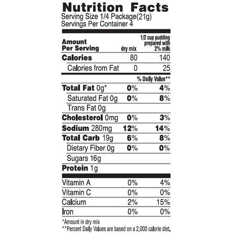 Sonic Strawberry Shake Instant Pudding Mix, 4 Servings, 3.03 oz Cardboard Box