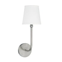 1 Light Wall Sconce In Transitional Style 6 High By 17 Wide-Brushed Nickel Finish Capital Lighting 619311Bn-674