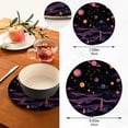 thumbnail image 3 of GZHJMY Cartoon Planets Trivets Pot Holders Set of 2 Decoration Potholders Pure Cotton Thread Weave Trivets, Coasters, Placemats, Spoon Rest for Cooking for Kitchen Pans Bowl Teapot, 3 of 7