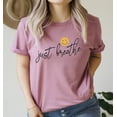 thumbnail image 5 of JUST BREATHE SMILELY sleeve Tees, 5 of 7