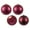 Berry Red, variant on Vickerman 6" Emerald 4-Finish Ball Ornament Assortment, 4 per Box