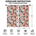 thumbnail image 2 of Blackout Kids Curtains,Orange Basketball Players Pattern Childrens Insulated Curtains Set Of 2,Bedroom Essentials,Toddler Room Decor 42"x84", 2 of 5
