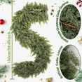 thumbnail image 3 of Artificial Soft Rattan Christmas Halloween Decoration Hotel Decoration Indoor And Outdoor, Realistic Pine Garland for Seasonal Celebrations and Festive Home, Christmas garland, 3 of 7