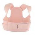 thumbnail image 1 of Soporte para la espalda, corrección de postura cómoda, corrección de apoyo para hombres y mujeres, entrenador para espalda, cuello, Rosa XS S, 1 of 8