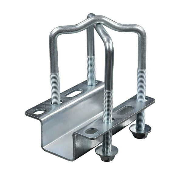 G-PLUS Universal Guide Pole and Post Mounting U Bolt Kit for Boat Trailer Guides Galvanized Steel