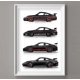 thumbnail image 1 of GT3 RS-póster de supercoche de generación de coches, lienzo impreso, pintura, decoración del hogar, regalo de decoración de arte de la pared para amantes del coche, sin marco, 911, 1 of 4