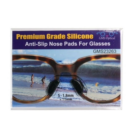 GMS Optical Butterfly Shaped Nose Pads (1.8mm x 13mm, 5 Pair)