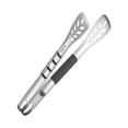 thumbnail image 1 of Decodeary Kitchen Food Tongs Barbecue Reusable Steak Bread Clip Portable Cooking Clamp Stainless Steel Restaurant Courtyard Picnic, 1 of 6