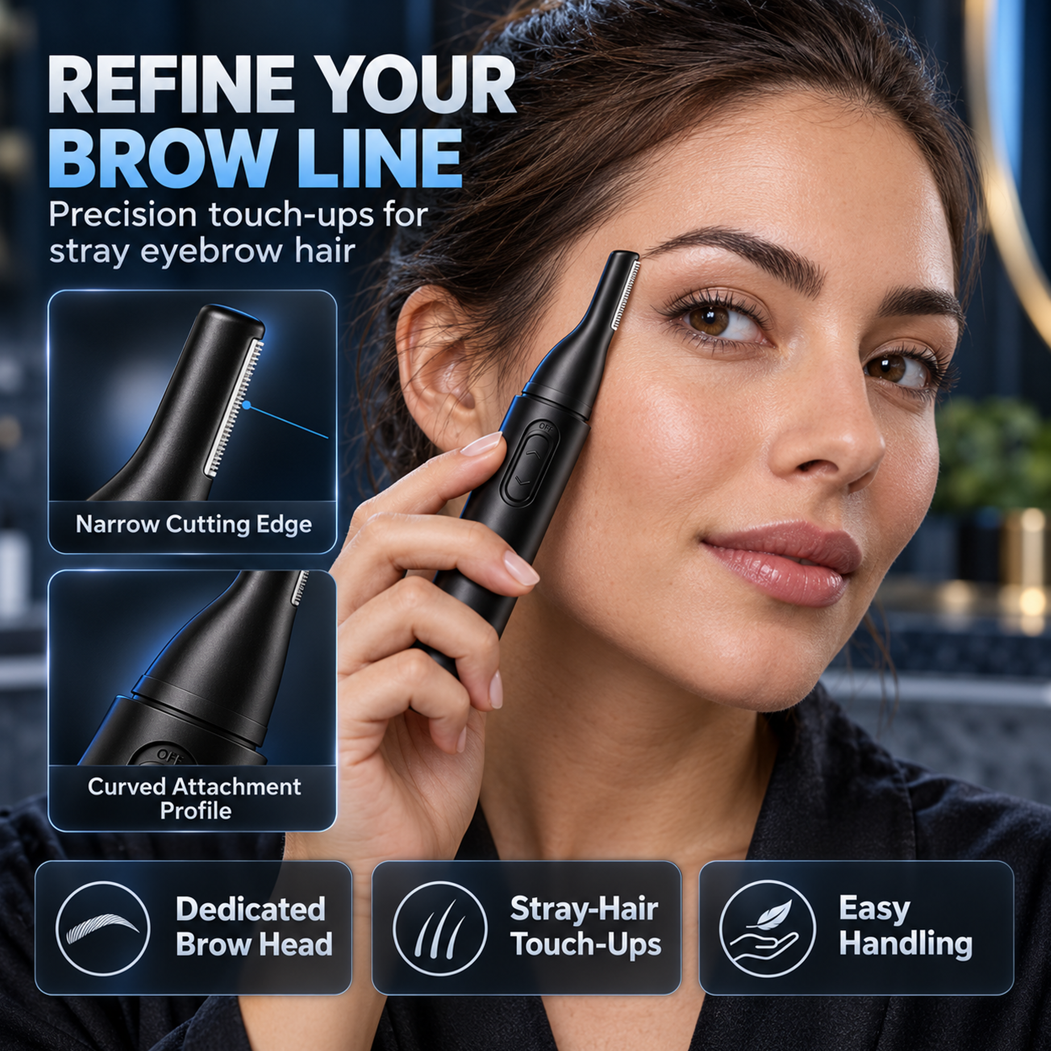 Alifecxwwy 2-in-1 Nose & Eyebrow Hair Trimmer photo 5