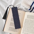 thumbnail image 4 of Kdxio Copper-Gold Gloss Outline Navy Dark Blue Print Metal Tassel Bookmarks,Perfect Gift for Art Lovers and Bookworms Metal Bookmarks for Women, 4 of 8