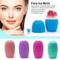 thumbnail image 2 of Qarigey Molde para hacer hielo, masajeador de ojos faciales de silicona, bandeja de cubo, bolas a prueba de salpicaduras, regalos portátiles para el Tratamientos faciales Violeta Qarigey CE014069-04, 2 of 6
