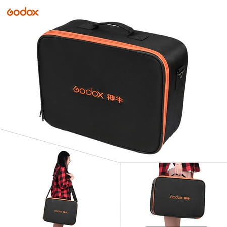 Ox Studio Flash Strobe Padded Hard Carrying Storage Bag Case Black For Ad600 Ad360 Series And Other Brand Outdoor Accessory