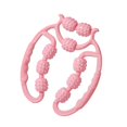 thumbnail image 4 of Rodillo muscular Yinane para piernas 9 Ruedas rosado, 4 of 8