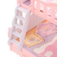 thumbnail image 4 of Miangastore 1 Ensemble Lit Superposé pour Poupée Ensemble pour Filles Meubles Miniatures de Maison de Poupée Jeu de Simulation Lit de Poupée Miniature Lit de Poupée Miniature Meubles Mini Décoration de Maison, 4 of 9