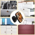 thumbnail image 5 of 4 Pcs Cabinet Handle Drawer Pulls Thanksgiving Pumpkin Knobs with Screws Square Furniture Office Cabinet Knob Decoration, 5 of 7