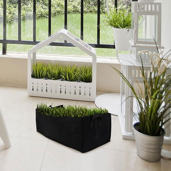 Phenofice 3Pcs Durable Black Plant Growing Bags with Aeration for Healthier Roots and Improved Plant Growth