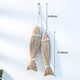 thumbnail image 4 of Decoración de peces de madera para colgar, decoraciones de peces de madera para pared, decoración rústica de peces náuticos para tema de playa, escultura de peces para decoración d, 4 of 5
