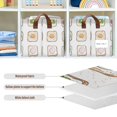 thumbnail image 4 of Yayeee Foldable Storage Basket for Shelves with Handles Waterproof Cloth Bins, Toasts Pattern, 4 of 7