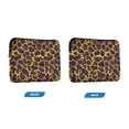 thumbnail image 7 of FORMRS 15-15.6 inch Laptop Sleeve Case Soft Carrying Quilted Computer Bag Cover, Purple Leopard Print, 7 of 7