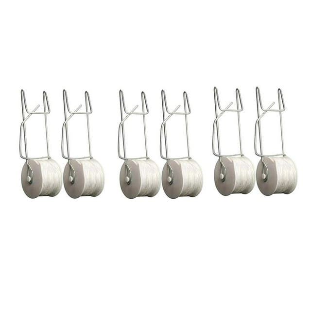 3x de dos ganchos para plantar tomates para plantar con una cuerda de 15 m / 49 pies