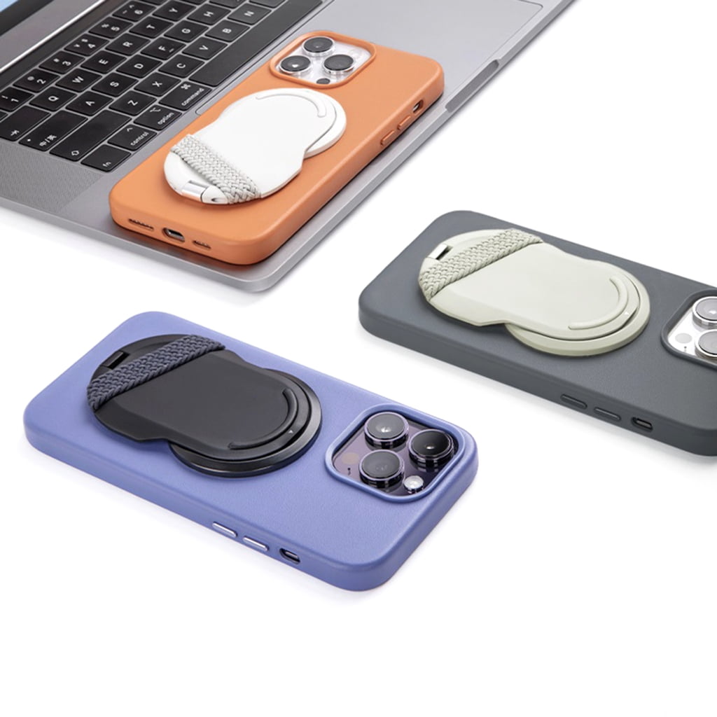Aurgiarme Tripods for Smartphones Snap Invisible Phone Tripods Stand Foldable for Self-vloggings, Browsing Phone Stand