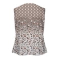 thumbnail image 6 of BRGZLK Womens Sleeveless Summer Tank Tops Square Neck Buttons Blouses Casual Tunics Basic Business Work T Shirts, 6 of 7