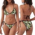 thumbnail image 3 of Fotbe Hawaii Palms Traje de Baño para Mujer de Dos Piezas – Bikini Sexy de Tirantes Tipo Halter con Diseño Triangular, 3 of 6