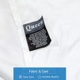 thumbnail image 6 of Marquess 100% Bamboo Cooling 4 Piece Sheet Set, Full Size White Color, 6 of 6