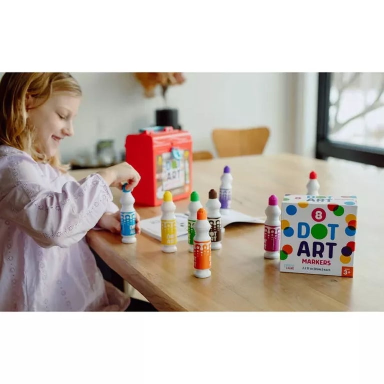 Chuckle & Roar: Dot Art Designer – Gioco Creativo Con Perline Magnetiche E 25 Carte Attività, Ideale Per Viaggi, Per Bambini