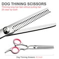 thumbnail image 4 of Kit de tijeras para el cuidado de mascotas FAIGEO Thinning Curved con peine, 4 of 8