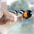 thumbnail image 2 of AAOMASSR Cat Interactive Toys Cat Track Window Sucker Toy Ball Window Adsorption Window Glass Sucker Toy Reusable Plastic Table Tennis Funny Cat Educational Toy for Cat Exercise, 2 of 9