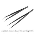 thumbnail image 3 of Rupoun Precision Stainless Steel Tweezers – Anti‑Rust, Curved & Straight, Ideal for Eyelash Grafting & Nail Art, 3 of 7