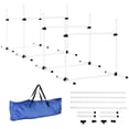 thumbnail image 1 of PawHut Set of 4 Dog Training Agility Gear with Carrying Bag (White), 1 of 10