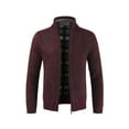 thumbnail image 1 of keepw Tricot Chaud et Confortable Cardigan en Polyester à la Mode pour Hommes jujube Rouge TTG 1Ensemble, 1 of 6