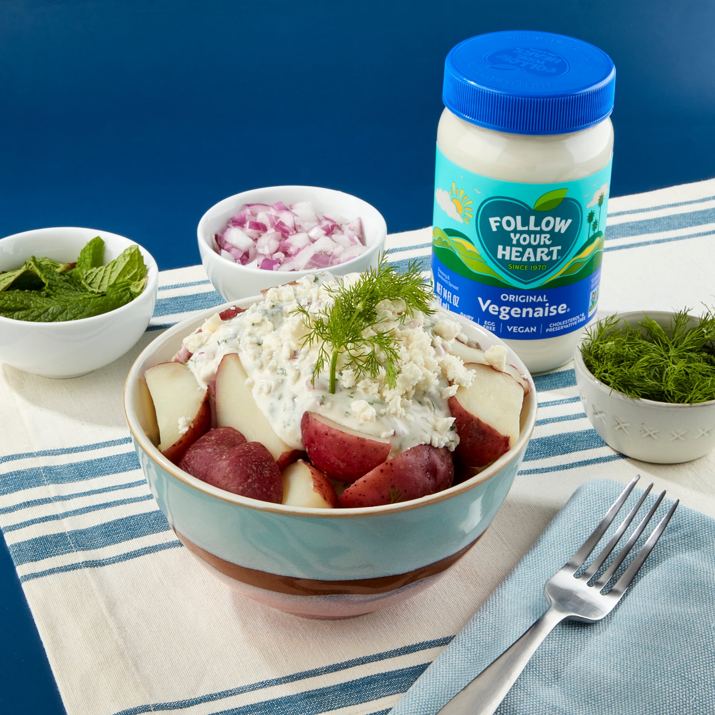 Follow Your Heart Dairy Free Egg Free Original Vegenaise Spread, 14 oz - Walmart.com