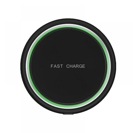 15W Qi Wireless Fast Charger For IPhone 6 7 8 11 12 X XR XS Max Pro Puls Type-c Charging Pad For Samsung Xiaomi Huawei Phone,Black