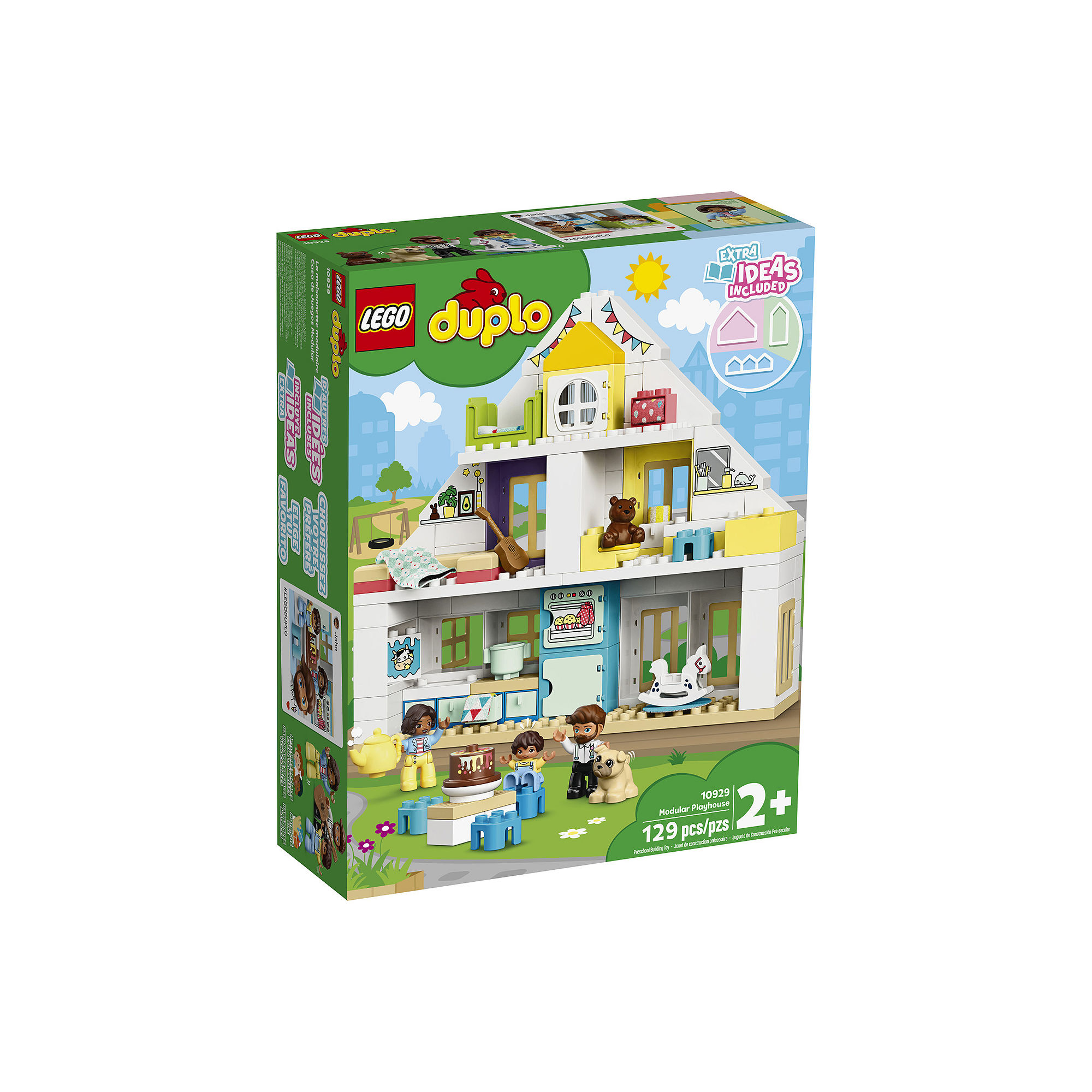 LEGO 6288675 DUPLO Town Modular Playhouse 10929 Building Set for Toddlers, 129 Pieces - image 3 of 6