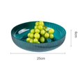 thumbnail image 2 of Frutero de diseño elegante, frutero de plástico apto para uso alimentario, fruteros muy duraderos, color verde, 2 of 4