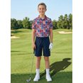 thumbnail image 4 of Birdie Bound Boys Performance Gamer Grid Golf Polo Shirt, Sizes XS-XL, 4 of 6