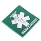 thumbnail image 1 of Parche de goma de PVC Macarena Insiga Militar Táctica Del de Goma Del Del Cráneo 3D Parte Posterior Verde 47x47 mm, 1 of 7