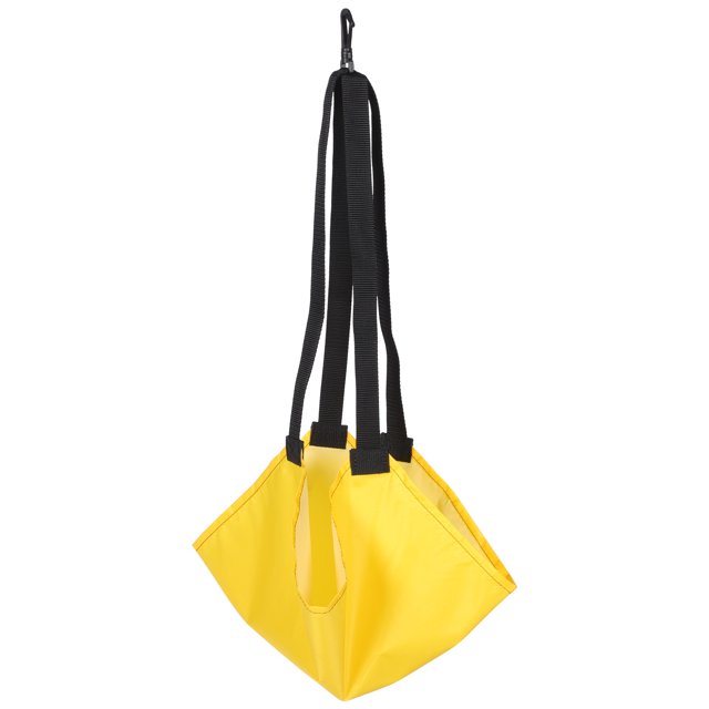 BESTYASH Parachute for Swimming Small Yellow Neoprene Pu Fabric 17.7x17.3in 1Pack