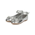 thumbnail image 5 of New Girl Little Angel Ashley-914D Metallic PU Rhinestone Ankle Strap Ballet Flat, 5 of 5