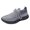 Grey, variant on Women Thick-Soled Solid Sneakers Casual Mesh Walking Shoes Lightweight Sport Shoes Tennis Sneakers for Women Stylish